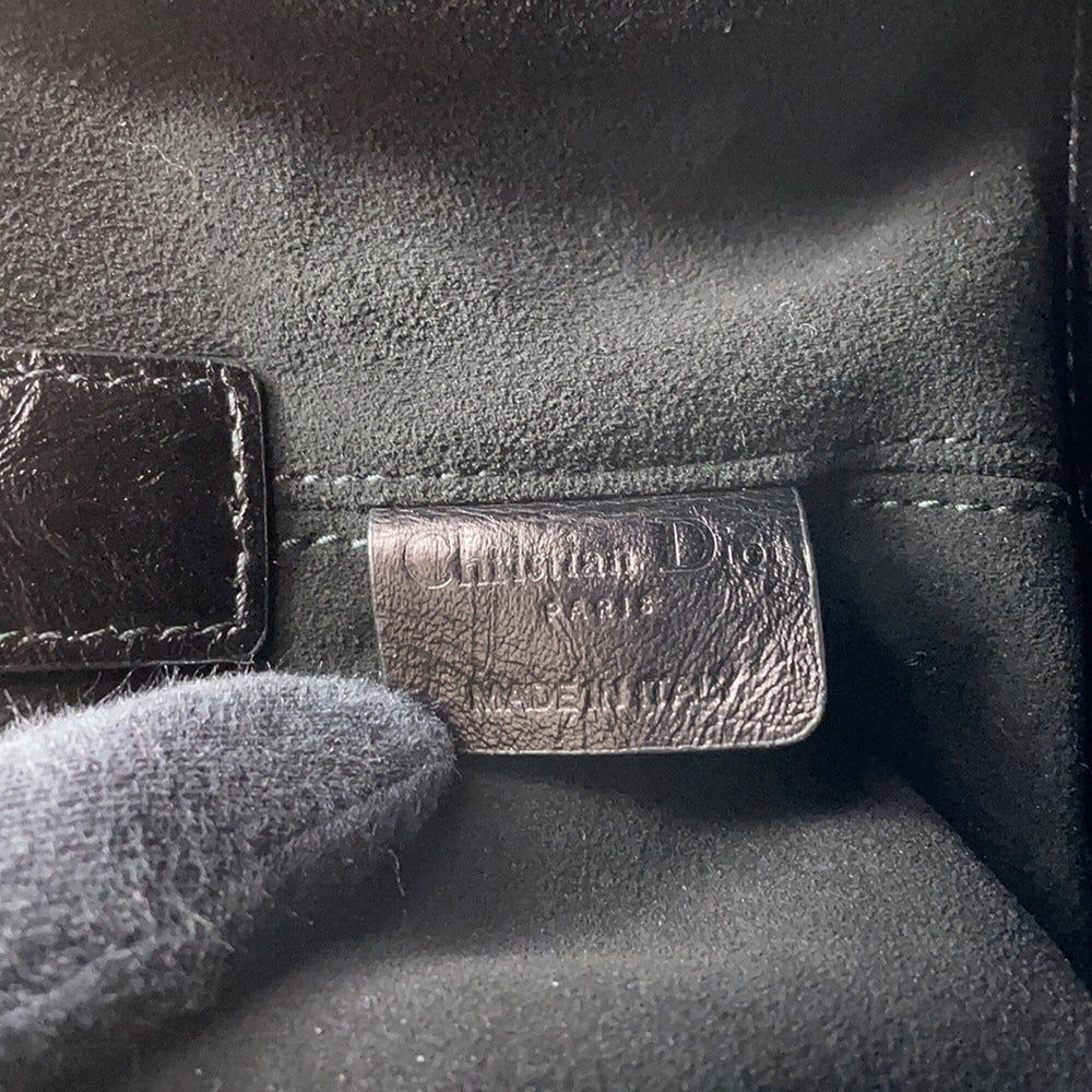 Christian Dior Macro Cannage Toujours Small Handbag M2822OSNW 2-way Black for Women — Like New