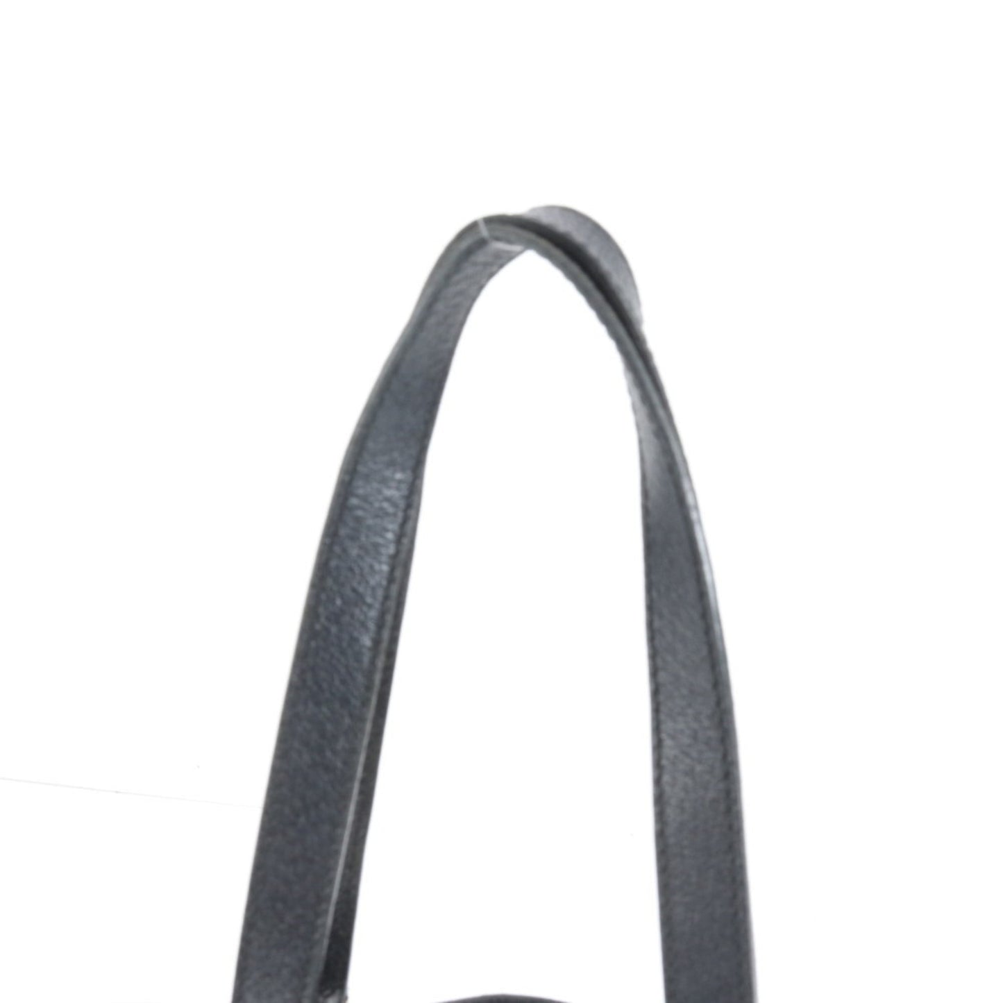 Gucci GG Canvas 153361 Leather Tote Bag Shoulder Handbag Black Women's