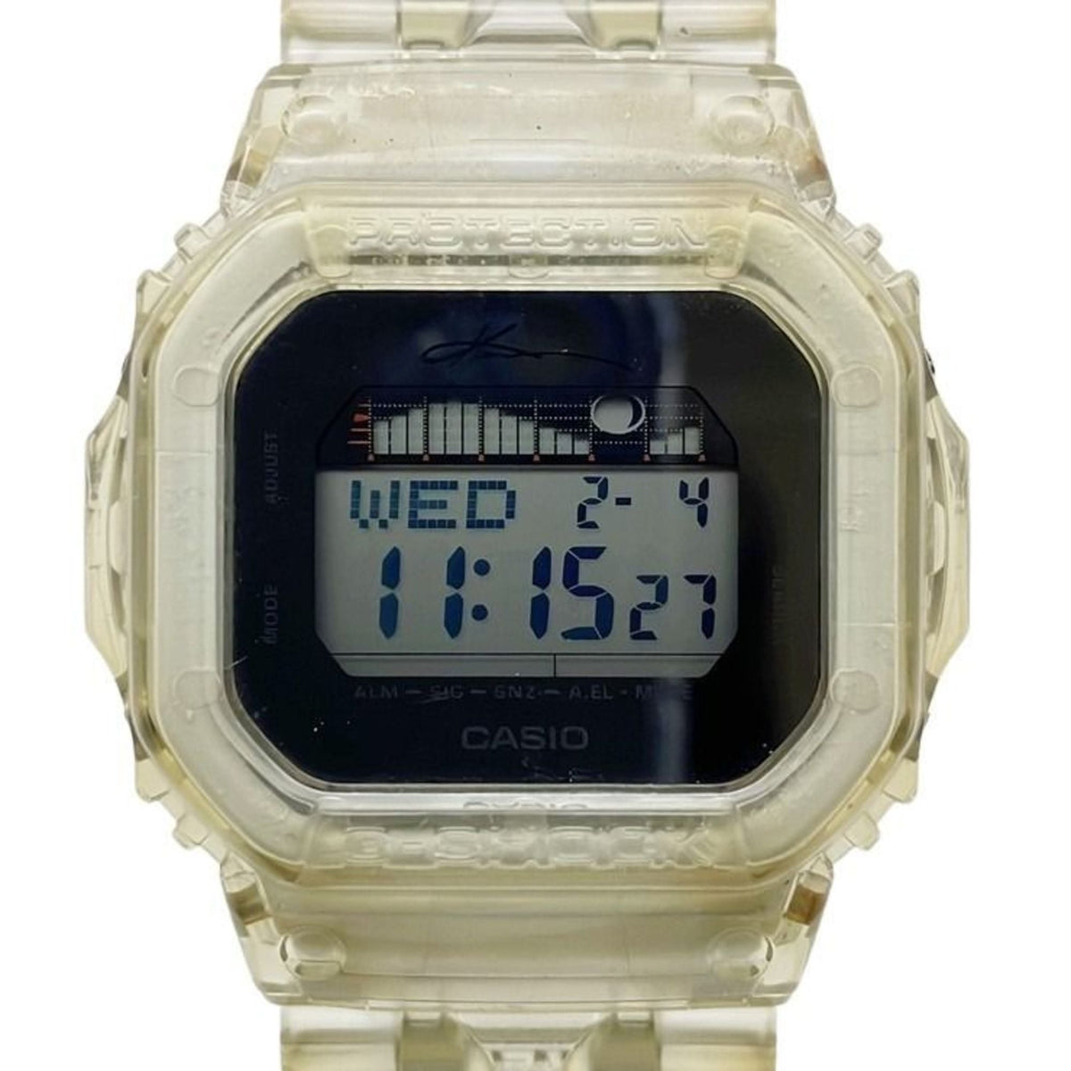 CASIO G-SHOCK GLX5600KI Clear Rubber Men's Digital Watch (Kanoa Igarashi Model) — Good