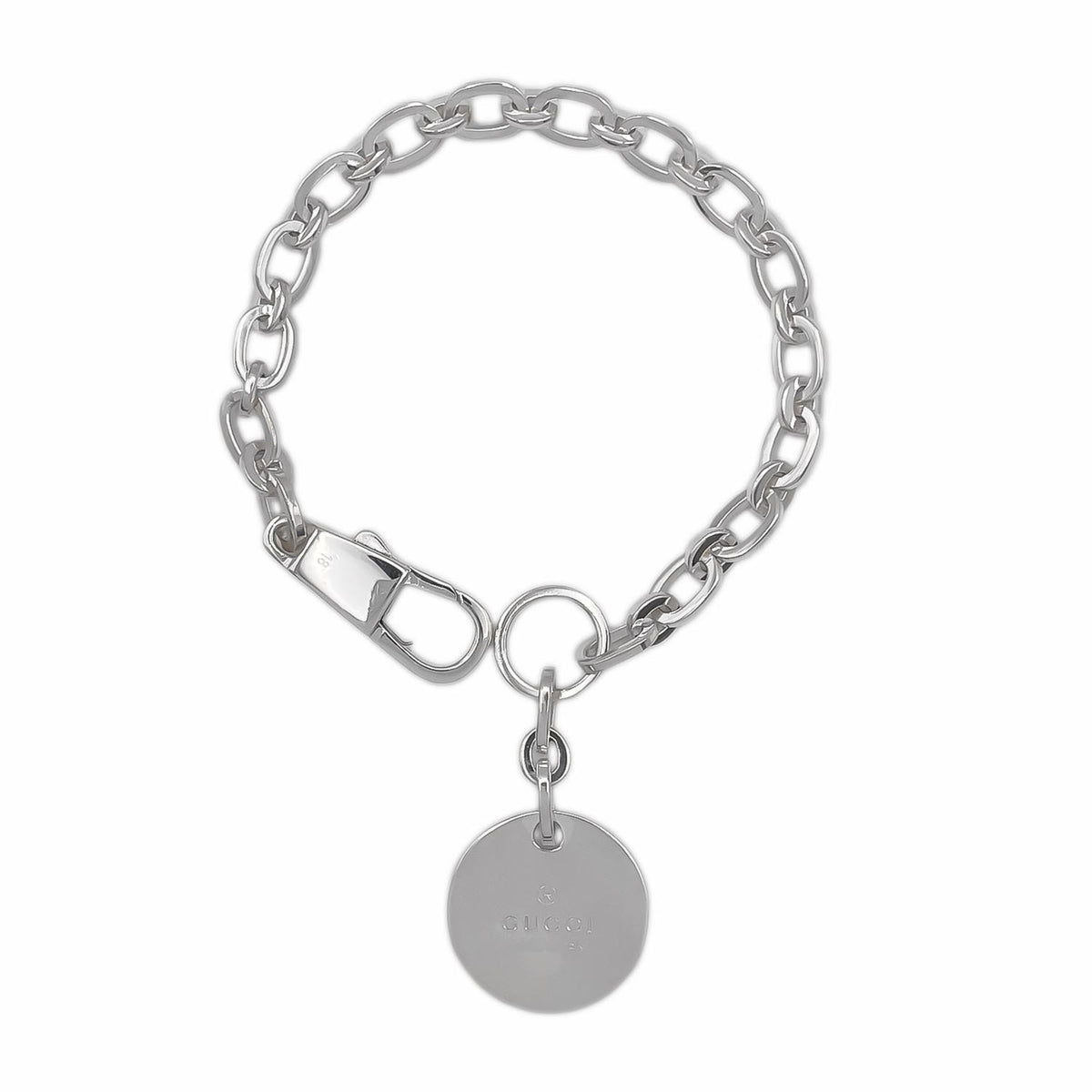 GUCCI Gucci Bracelet SV925 Silver Men's — Like New