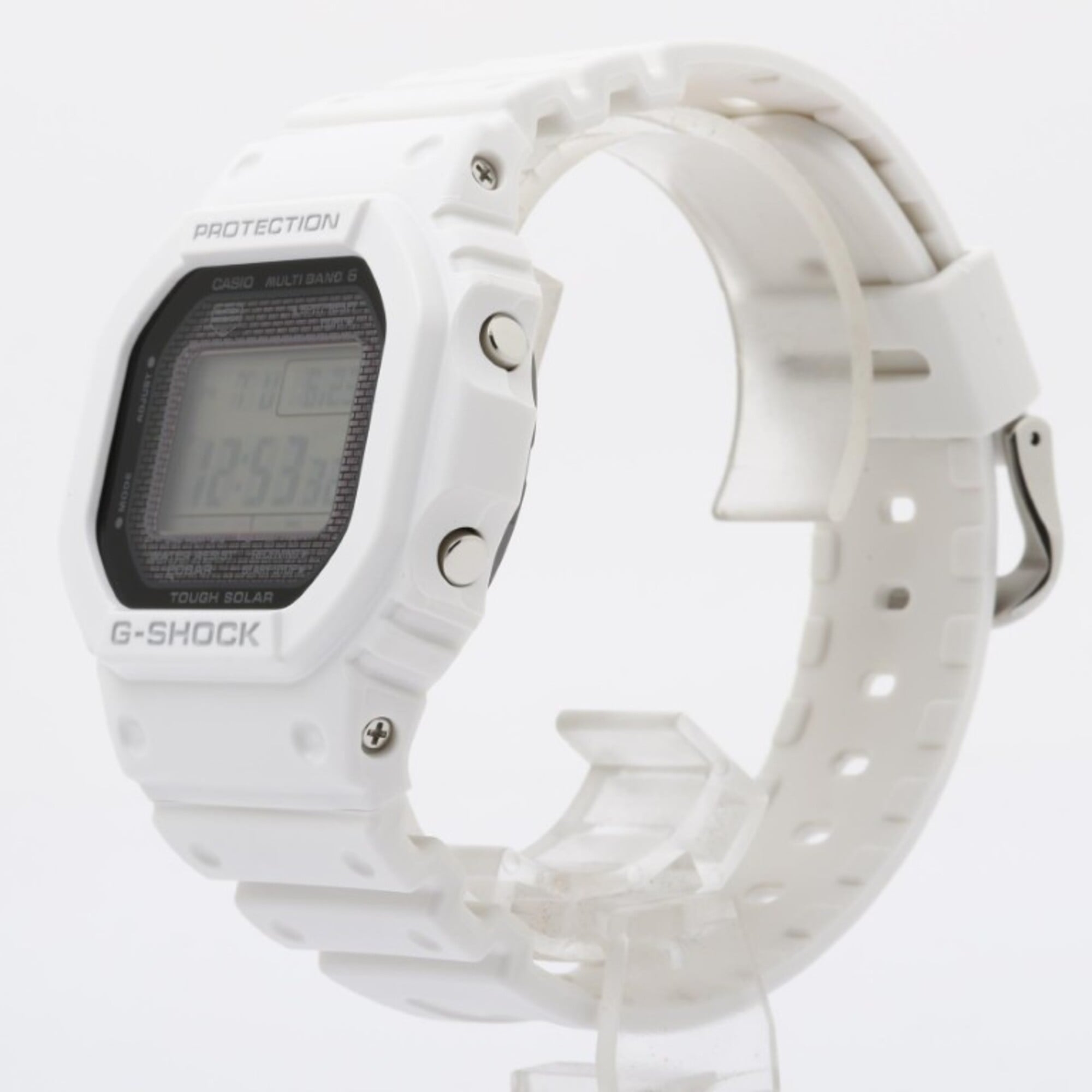 CASIO G-SHOCK DIGITAL 5000 SERIES GW-5000HS-7JF Black/White Stainless Steel/Resin Men's Digital Watch — New - Store Return