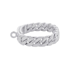 Hermes Kelly Gourmet GM Bracelet, Size SH, SV925 Silver, HERMES Chaine d'Ancre — Like New