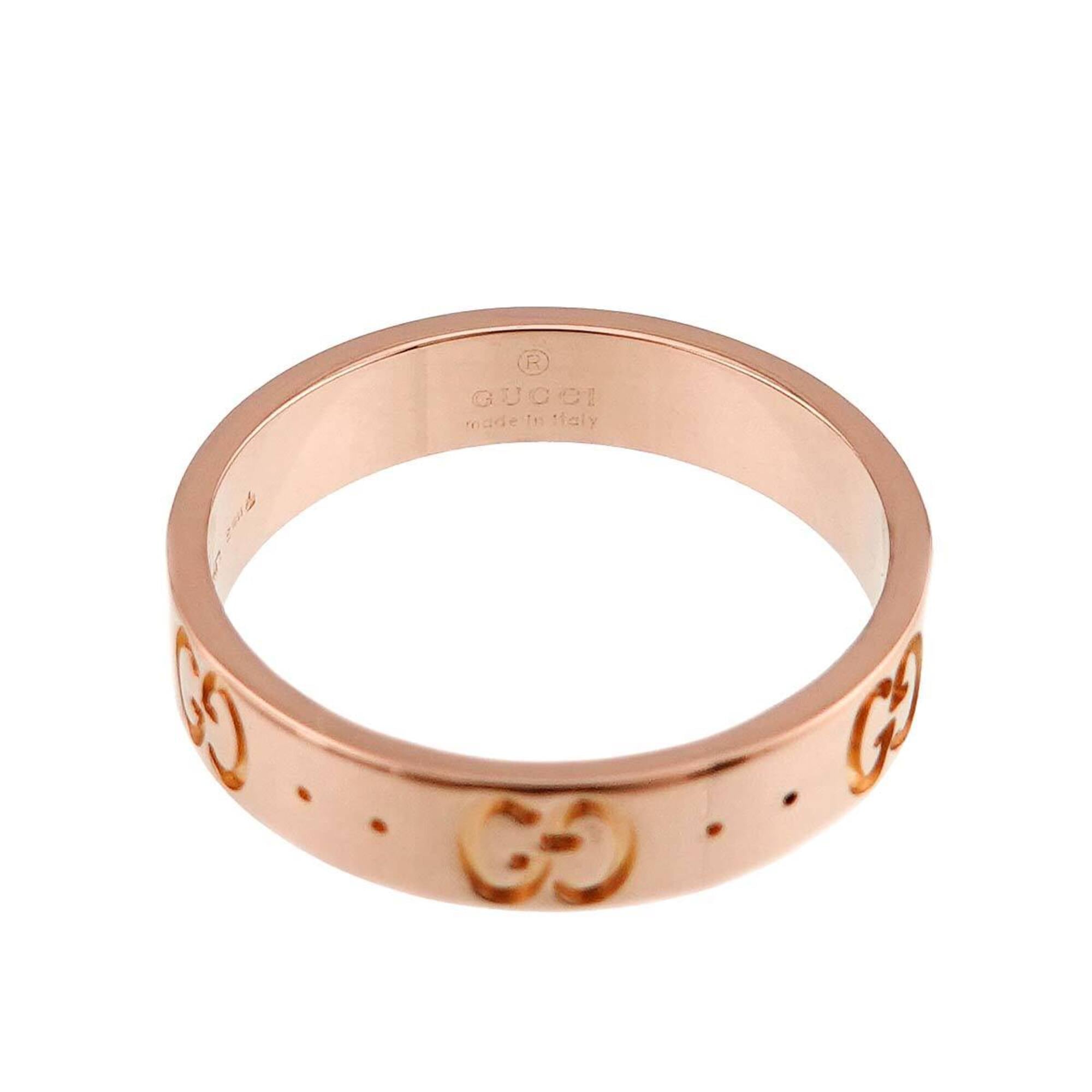 Gucci Icon Ring #13, 18K PG Pink Gold 750 — Like New