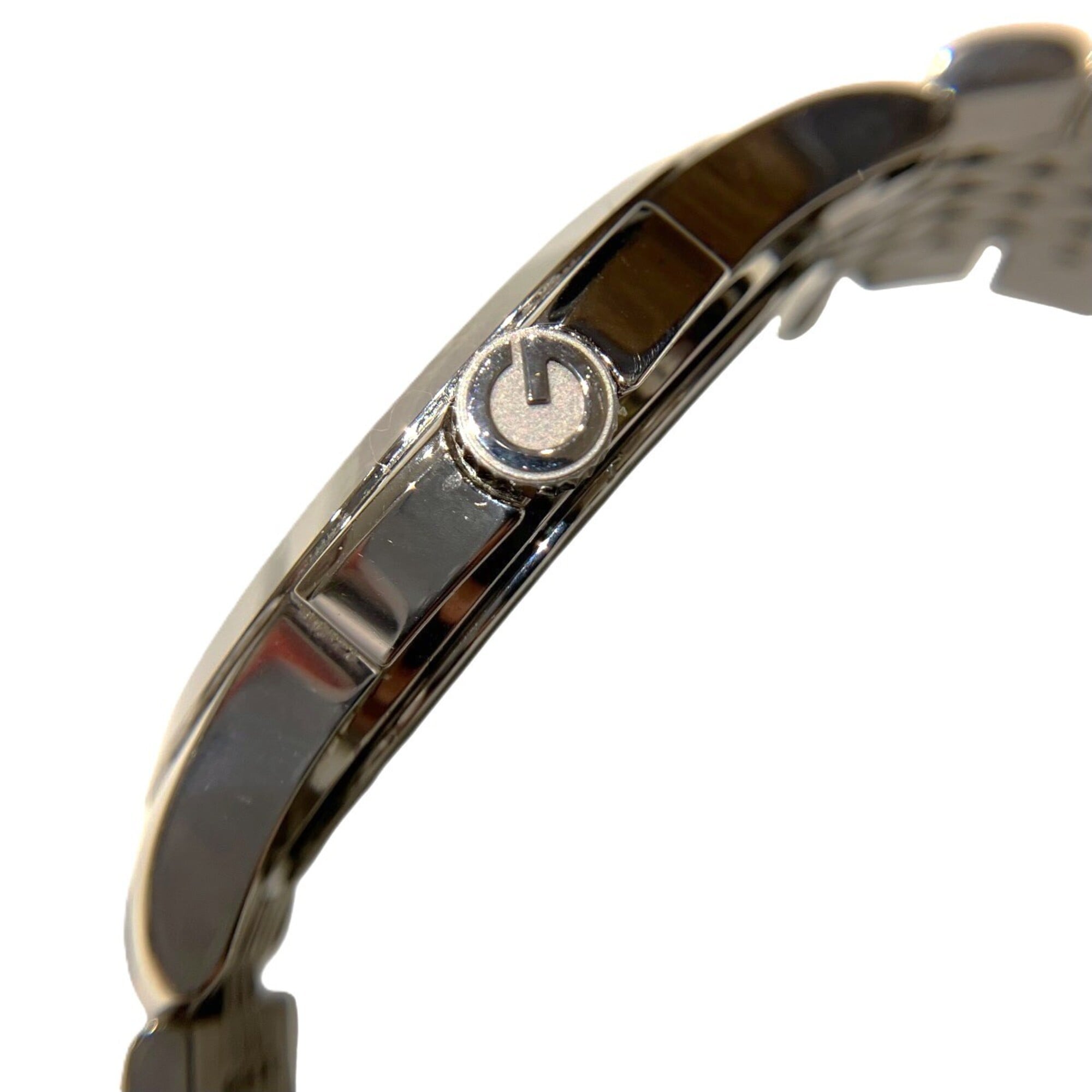 Gucci G-Timeless watch, total weight 96.4g, stainless steel, quartz movement, light brown dial. 126.4 — Good