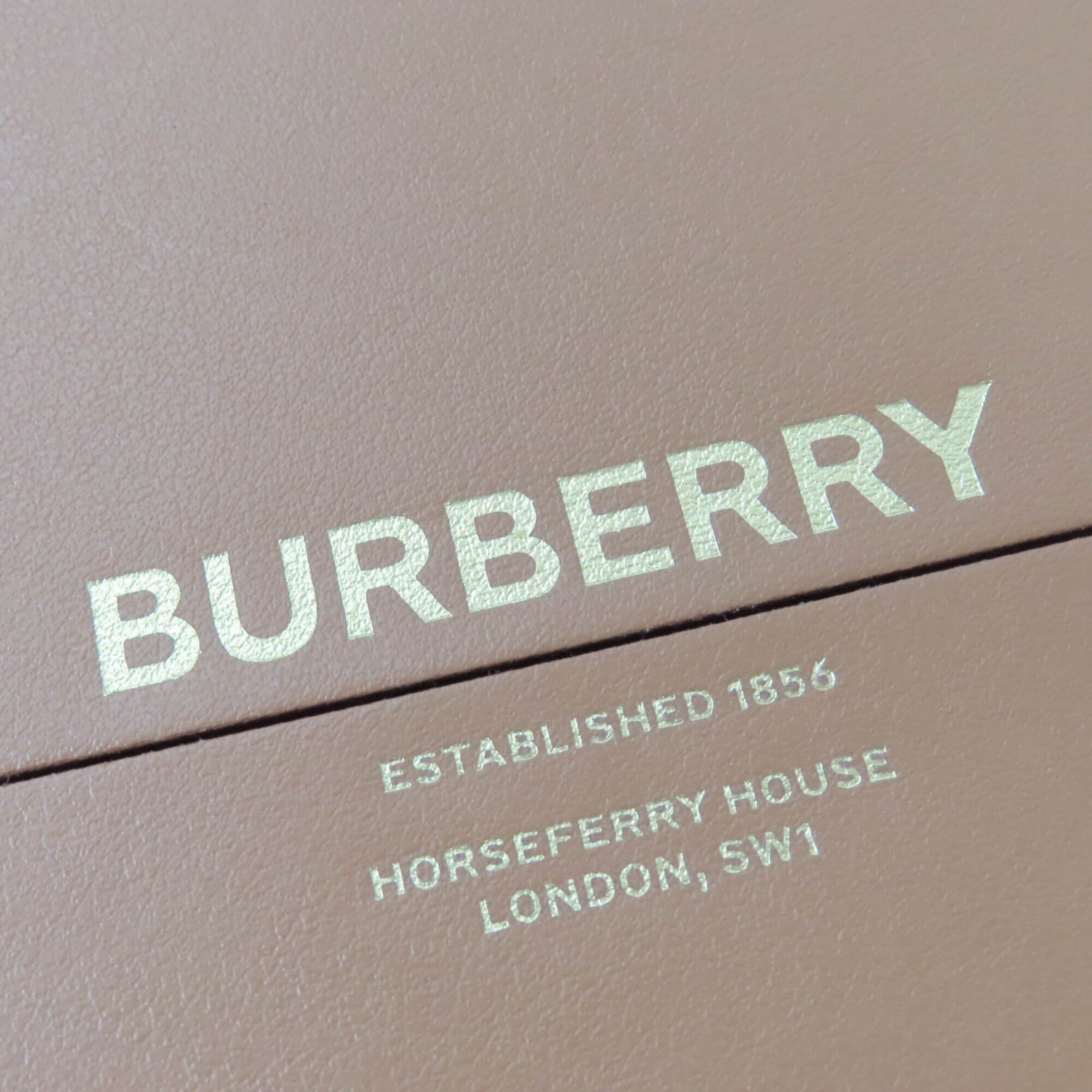 BURBERRY Grace logo leather shoulder bag, brown, with dust made in Italy, women's — Like New