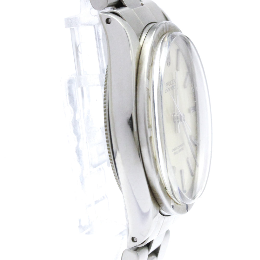 ROLEX Oyster Perpetual 1007 Steel Automatic Mens Watch Vintage — Good