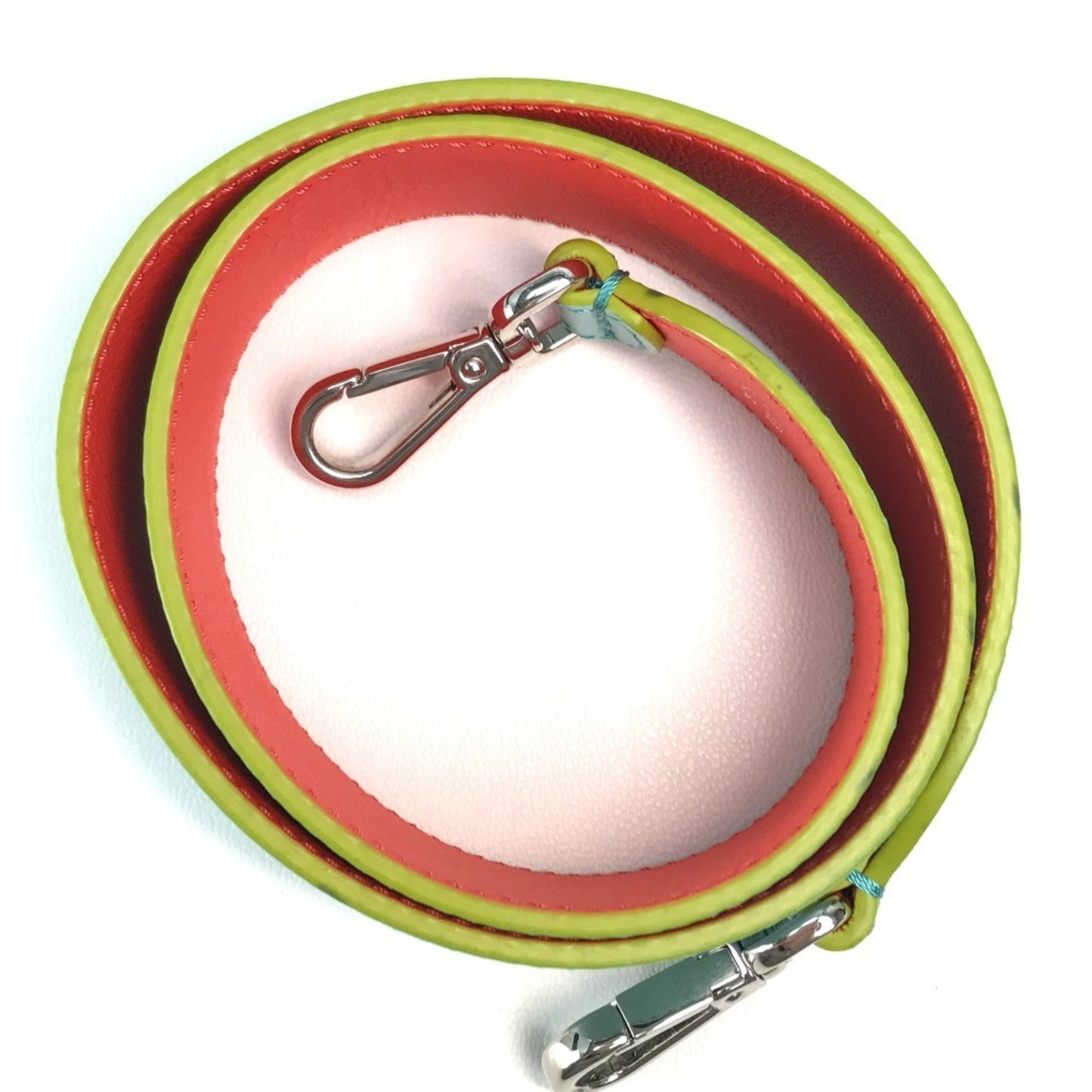 Fendi Bicolor Bag Replacement strap Bag accessories Shoulder strap Light blue x orange x yellow