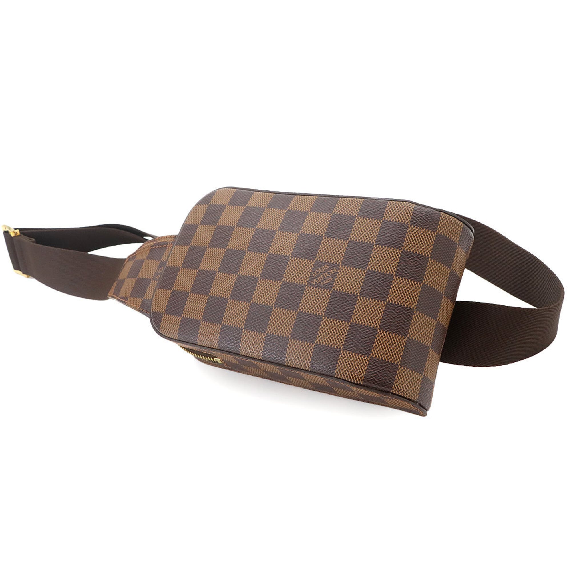 Louis Vuitton Damier Geronimos Body Handbag Waist Pouch Ebene Brown N51994 — Like New
