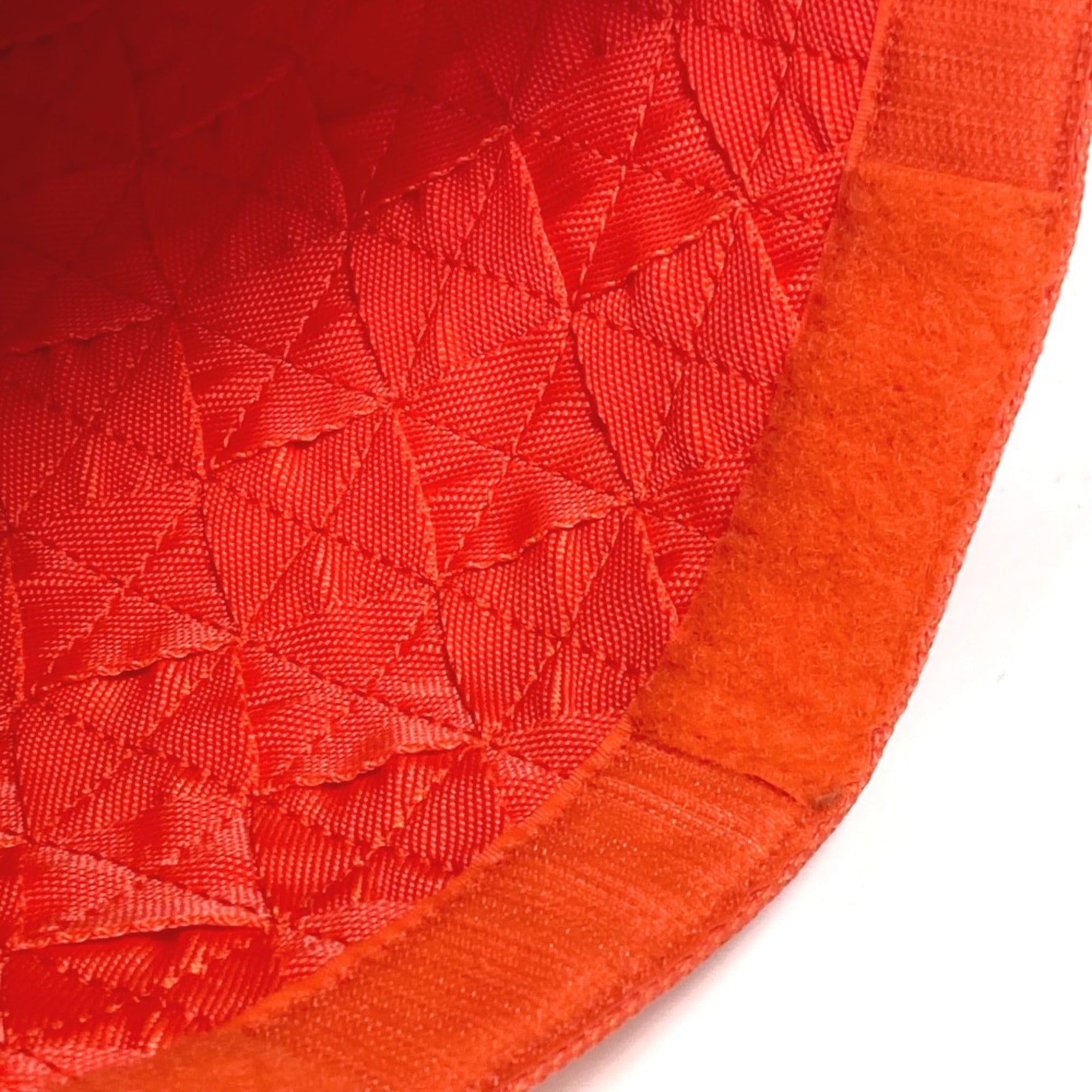 BOTTEGA VENETA 667060 Intrecciato Bag pouch with strap Clutch bag Orange — Like New