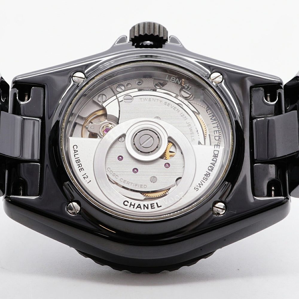 Chanel J12 Wanted de H7418 Black Dial Men's Watch — Very Good
