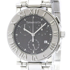 TIFFANY Atlas Chronograph Quartz Watch Z0002.32.10A11A00A Polished — Very Good
