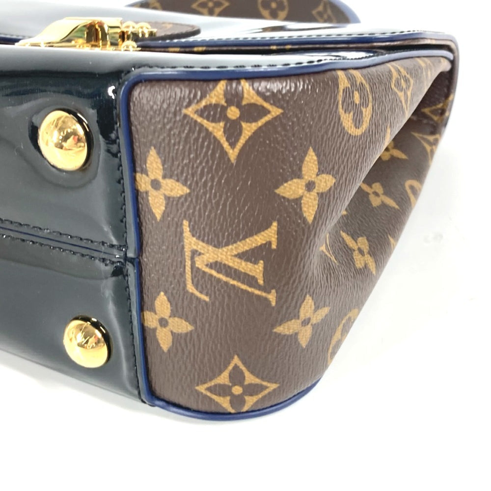 LOUIS VUITTON M53353 Monogram Cherrywood PM Handbag Patent Leather Canvas Women's Black G-240810-17 — Like New