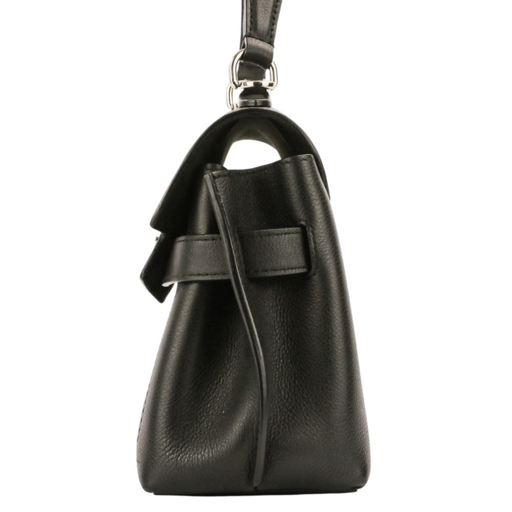 Louis Vuitton Lockme Ever MINI 2-way Leather Handbag/Shoulder Bag M20997 Black Women's — Like New