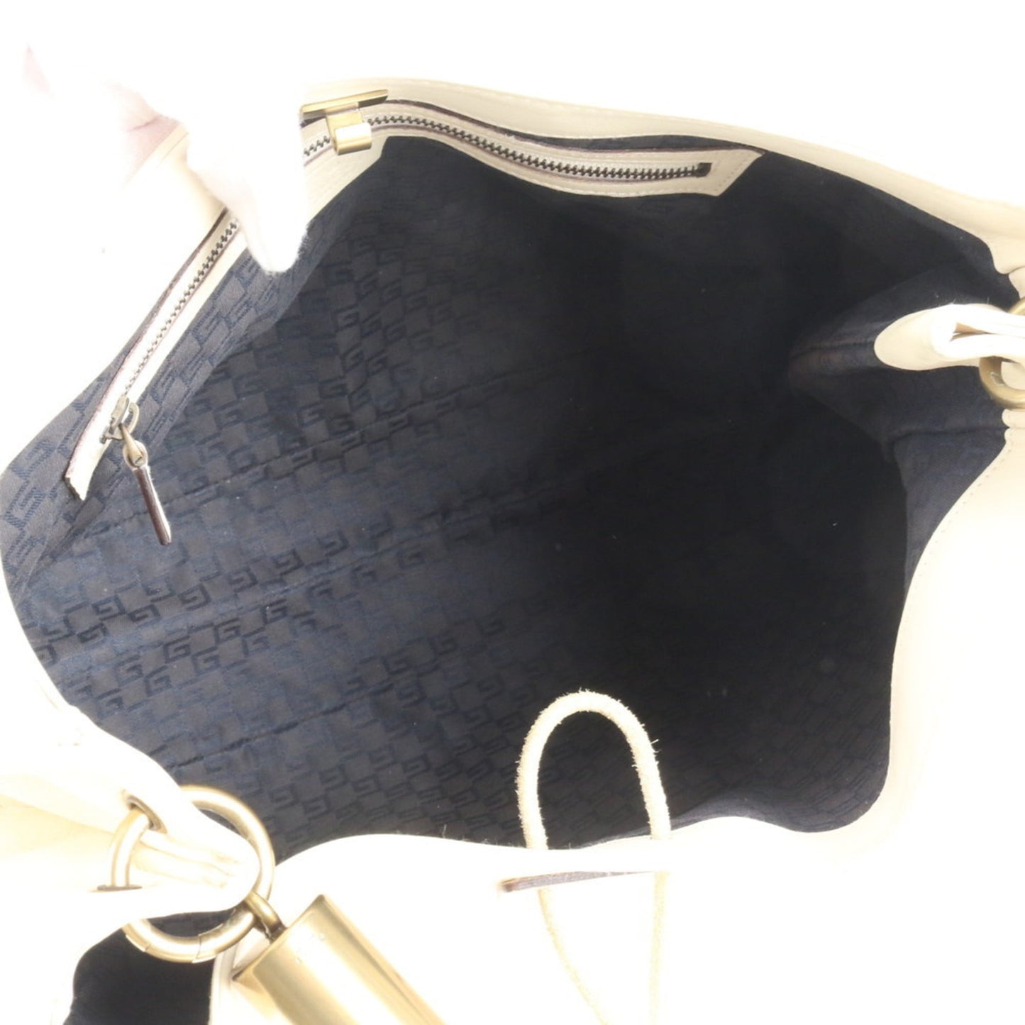 Gucci White 109147 Leather Shoulder Bag for Women