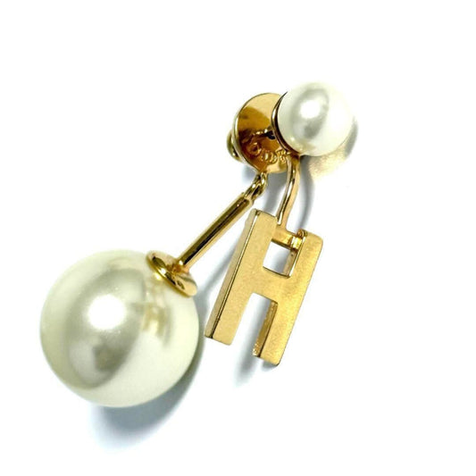 Christian Dior Dior Tribal Single Earring Initial H