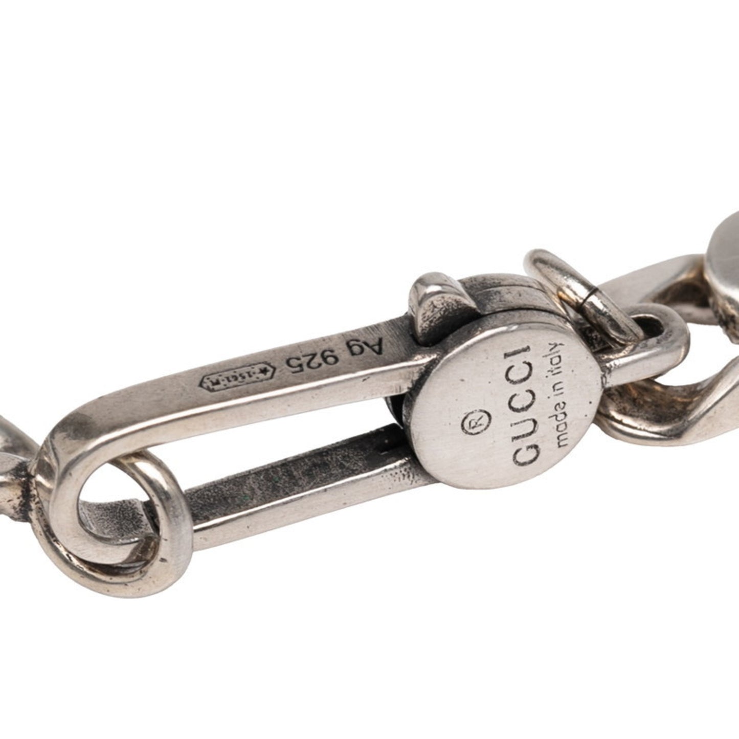 Gucci Ghost Chain Bracelet in SV925 Silver for Men