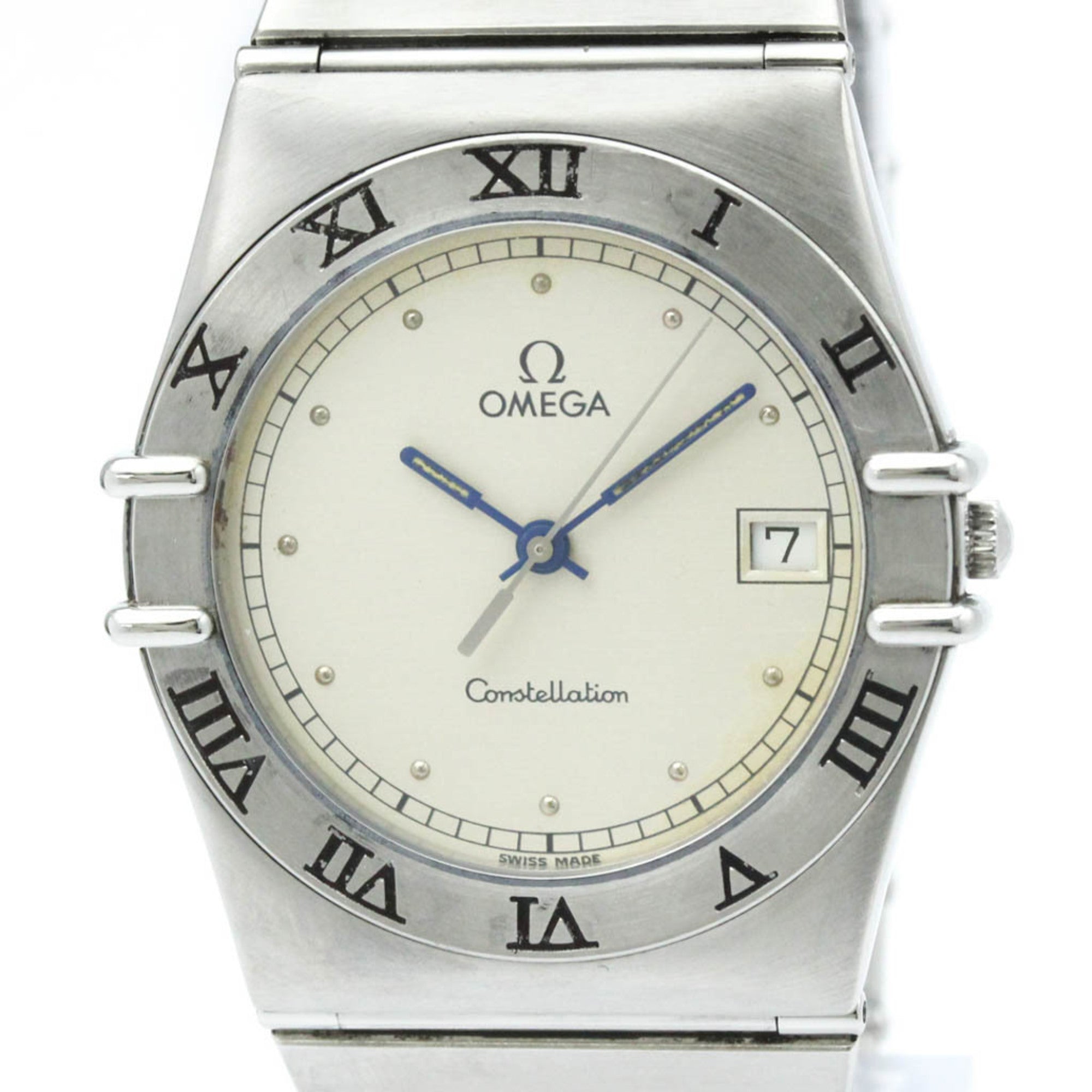 OMEGA Constellation Stainless Steel Quartz Mens Watch 396.1070 Polished — Good