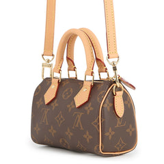 Louis Vuitton handbag Monogram Nano Speedy M81085 LOUIS VUITTON 2-way shoulder bag for women — Like New