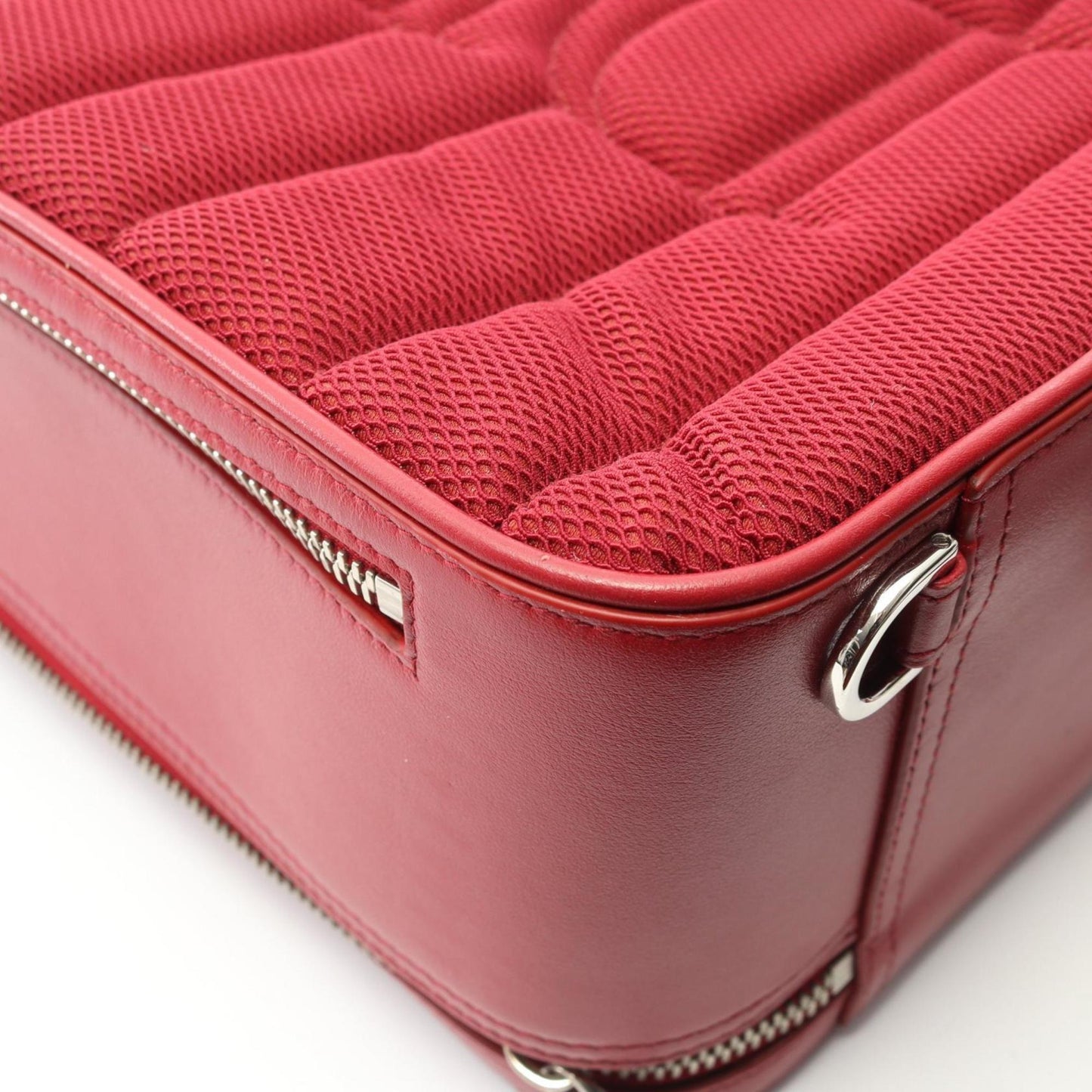 Christian Dior Dior World Tour waist bag, body leather, men's, red