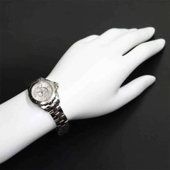 Chanel J12 Chromatic 29mm H3401 Women's Watch, Date, 8 Diamonds, Silver, Quartz Watch — Very Good