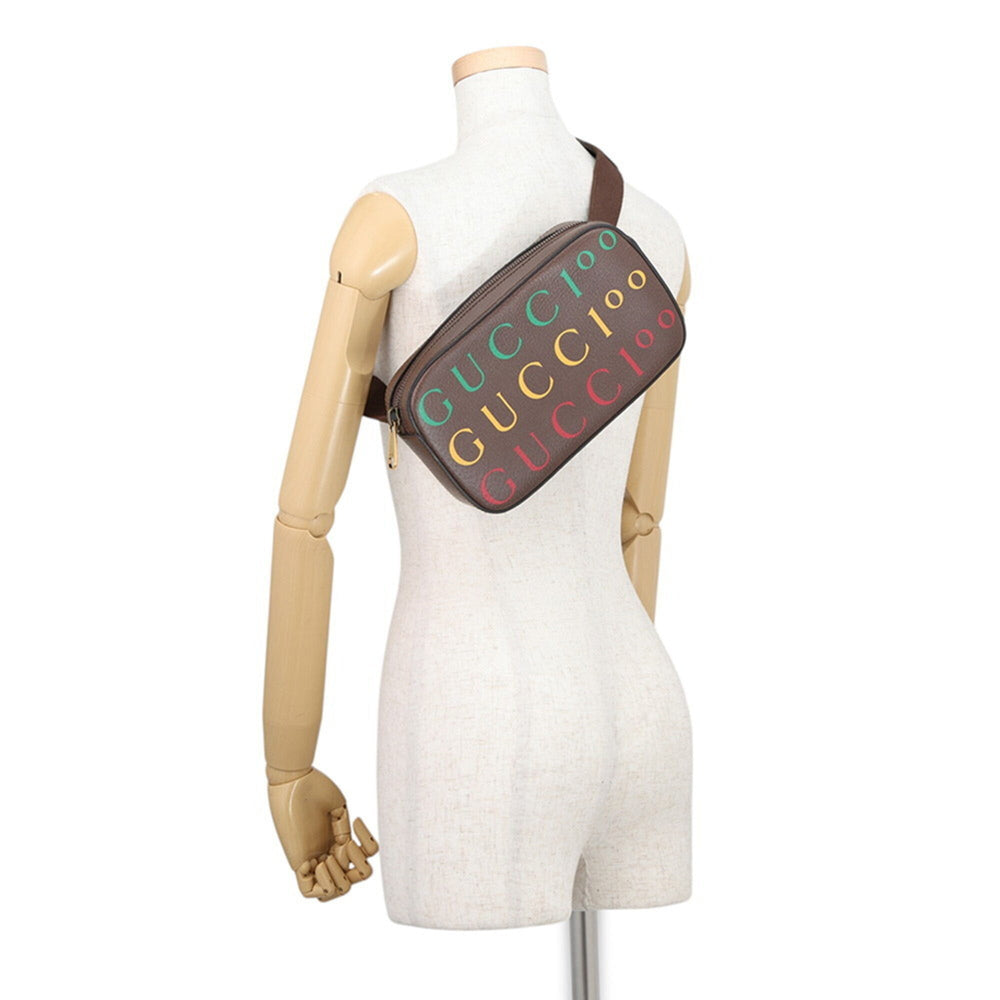 Gucci Body Bag 100th Anniversary 602695 GUCCI Belt Waist Pouch Handbag — Like New