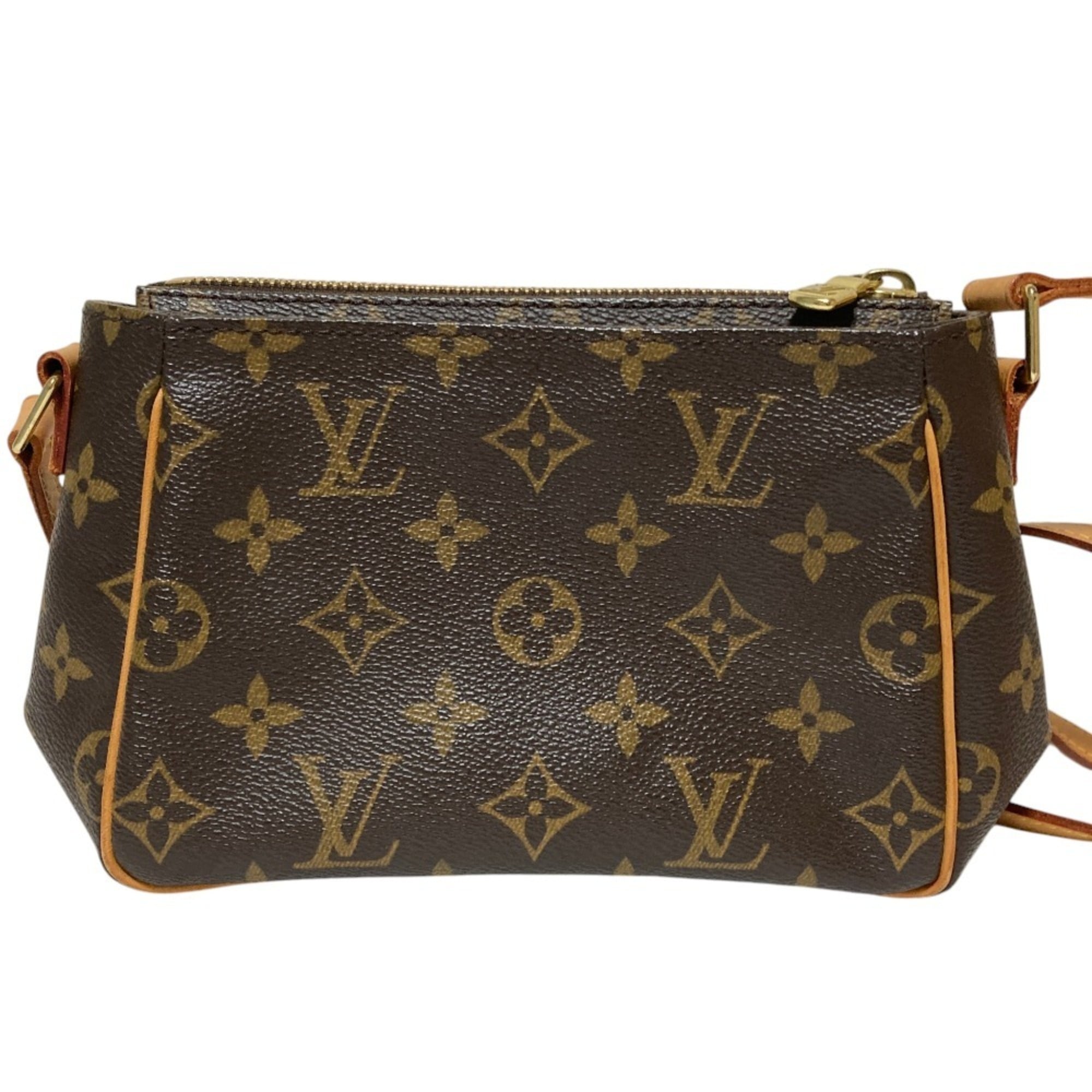 LOUIS VUITTON Louis Vuitton Vivacite PM Monogram Shoulder Bag M51165 Brown Women's — Like New