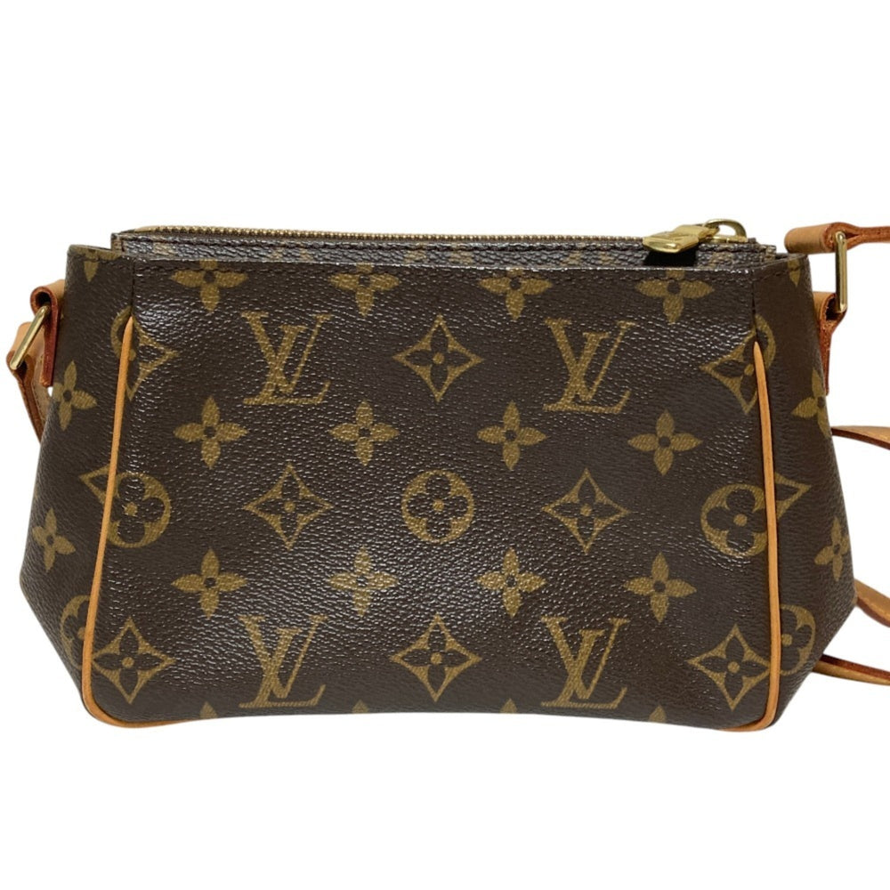 LOUIS VUITTON Louis Vuitton Vivacite PM Monogram Shoulder Bag M51165 Brown Women's — Like New