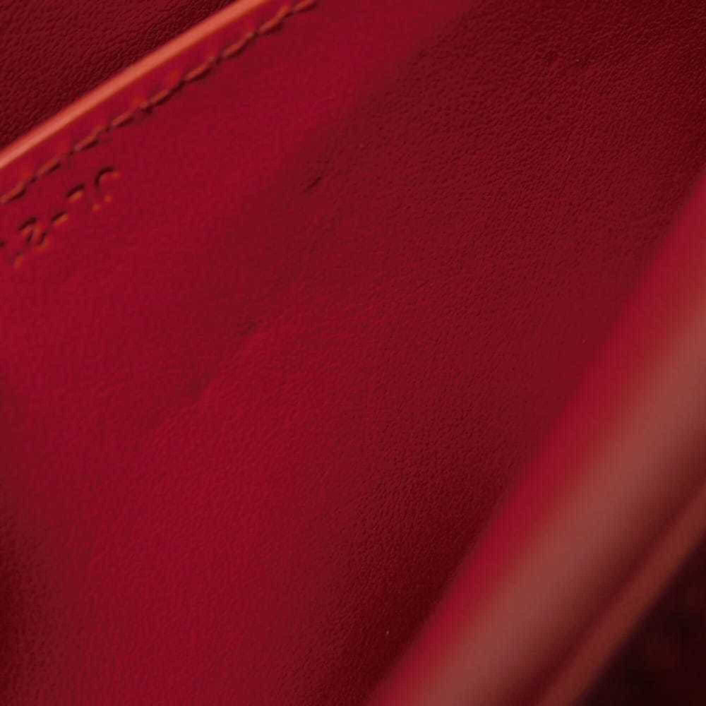 Salvatore Ferragamo Shoulder Bag Double Gancini Mini Chain Calfskin 2-Way New Logo Red 218357 Women's — Like New
