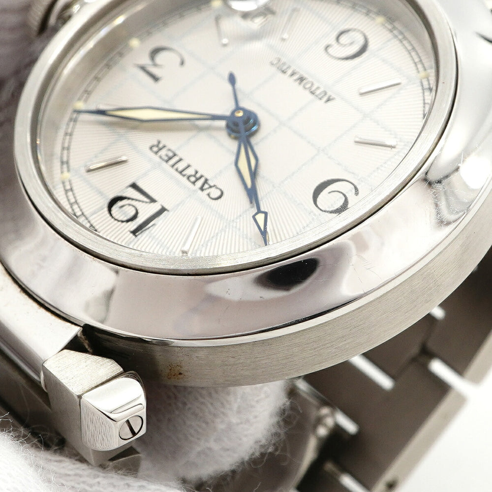Cartier Pasha C W31023M7 Silver Dial Watch (Boys' Size) — Good
