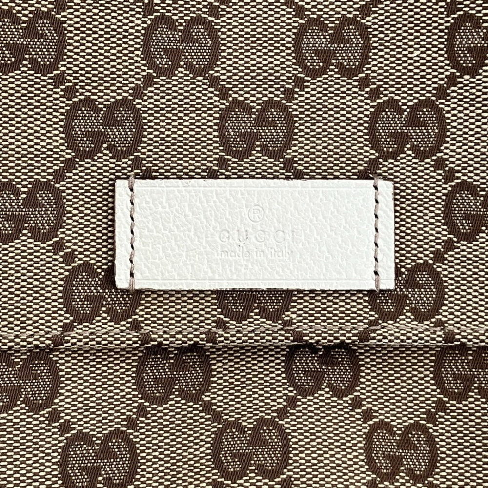 GUCCI GG Canvas Messenger Bag Shoulder 146236 Beige Men's Women's — Like New