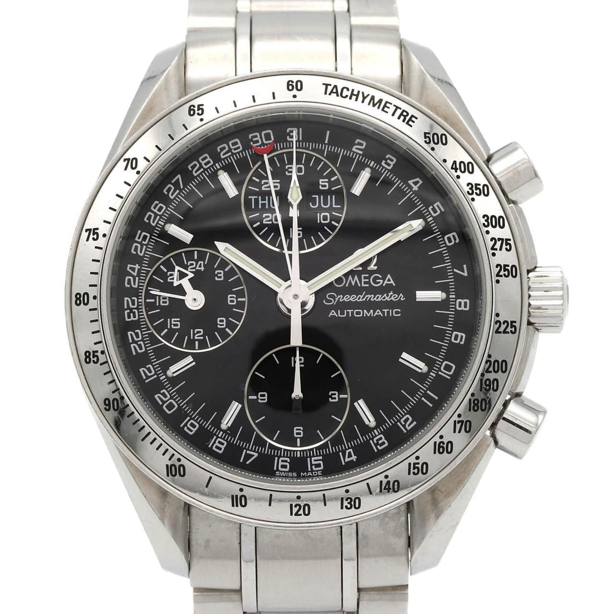 Omega Speedmaster Day-Date Limited 3523.50 Stainless Steel Automatic Watch — Good