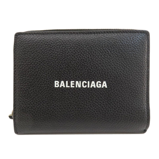 BALENCIAGA 650879 Leather Bi-fold Wallet for Women