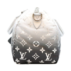 LOUIS VUITTON M11848 LVSKI LV Snow Speedy Bandoulière 25 Shoulder Bag, Silver, Silver Hardware, Men's — Like New