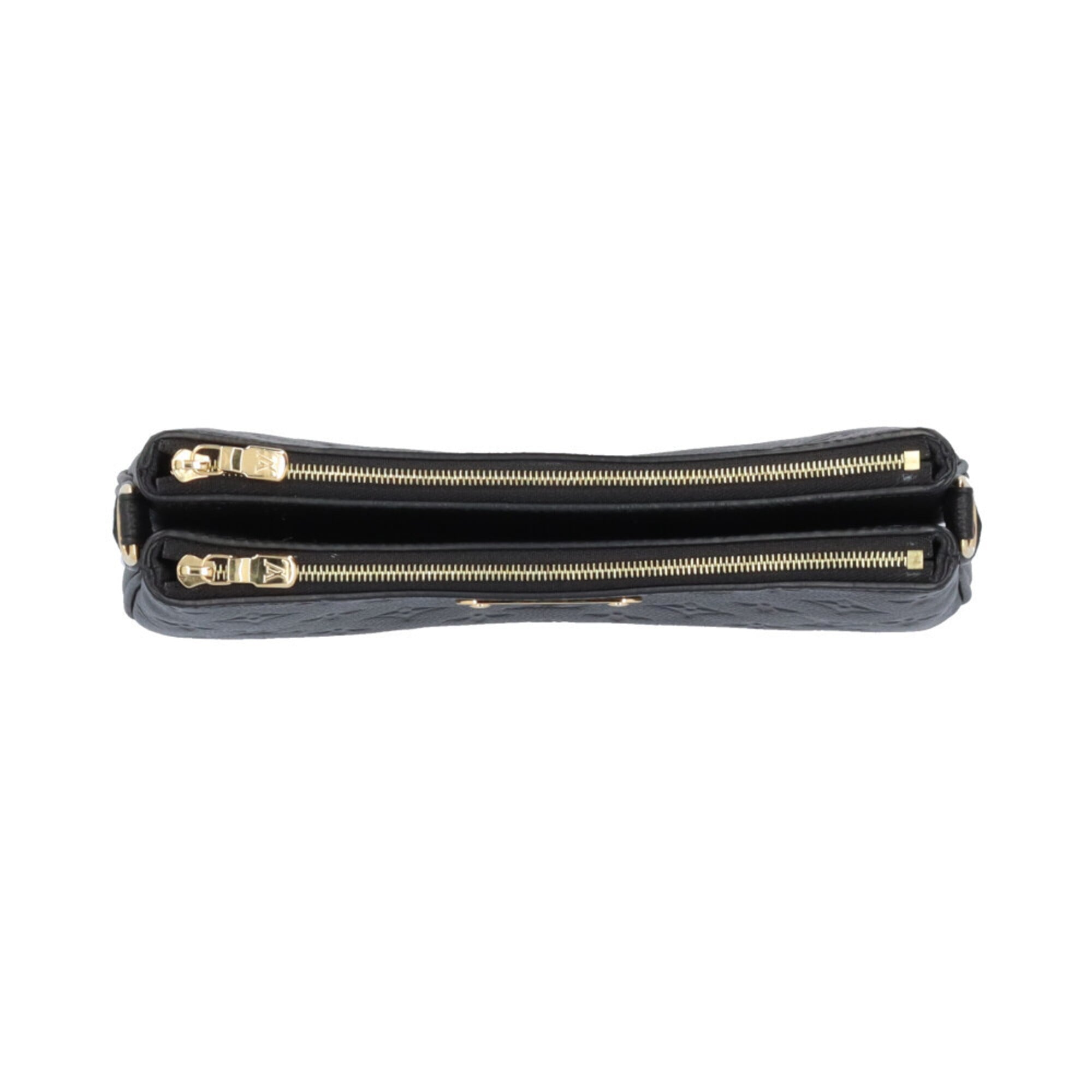 Louis Vuitton Pochette Rive Monogram Empreinte Shoulder Bag, M83301 Black, Women's LOUIS VUITTON — Like New