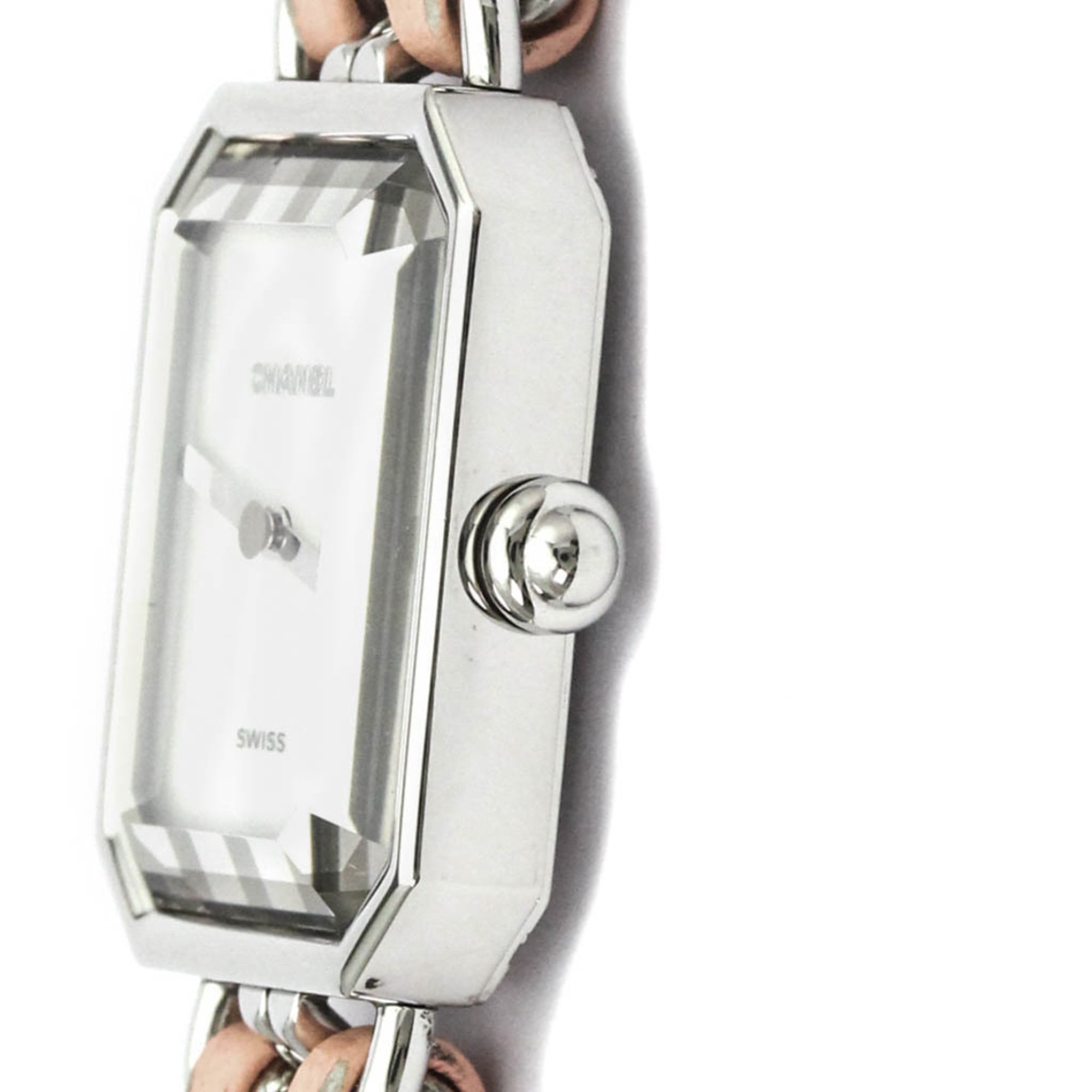 CHANEL Premiere Lock M-L Size Steel Quartz Ladies Watch H6359 Polished — Very Good
