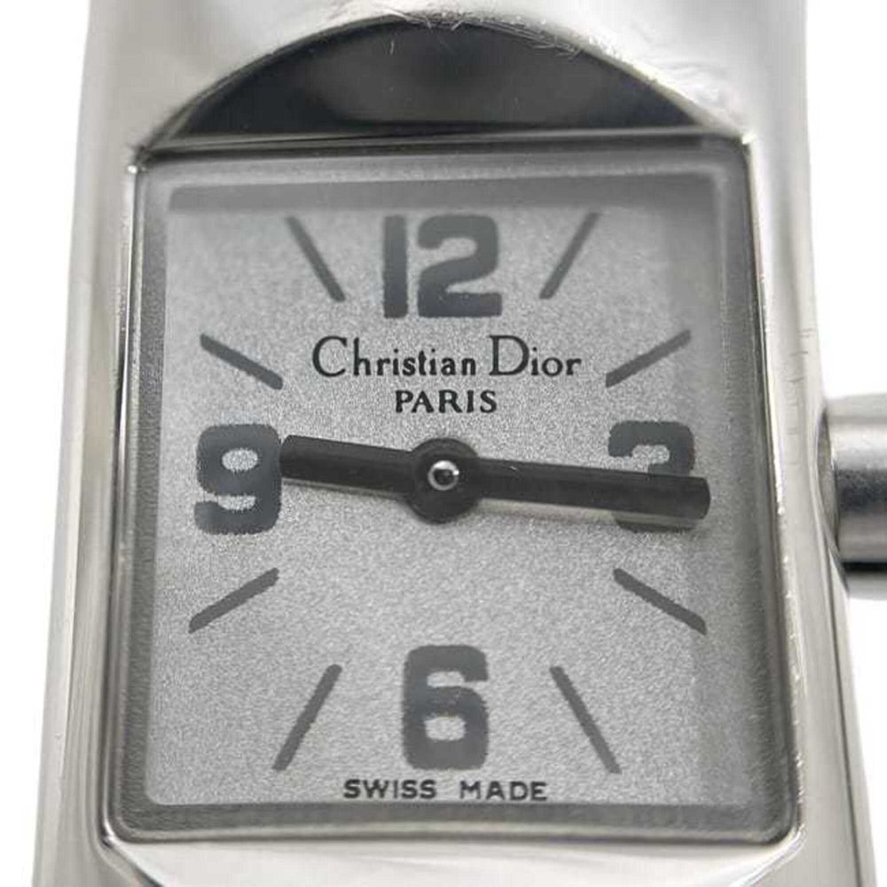 Christian Dior watch, white dial, silver Diophilic D96-100, women's, stainless steel, quartz, OC1*** — Good