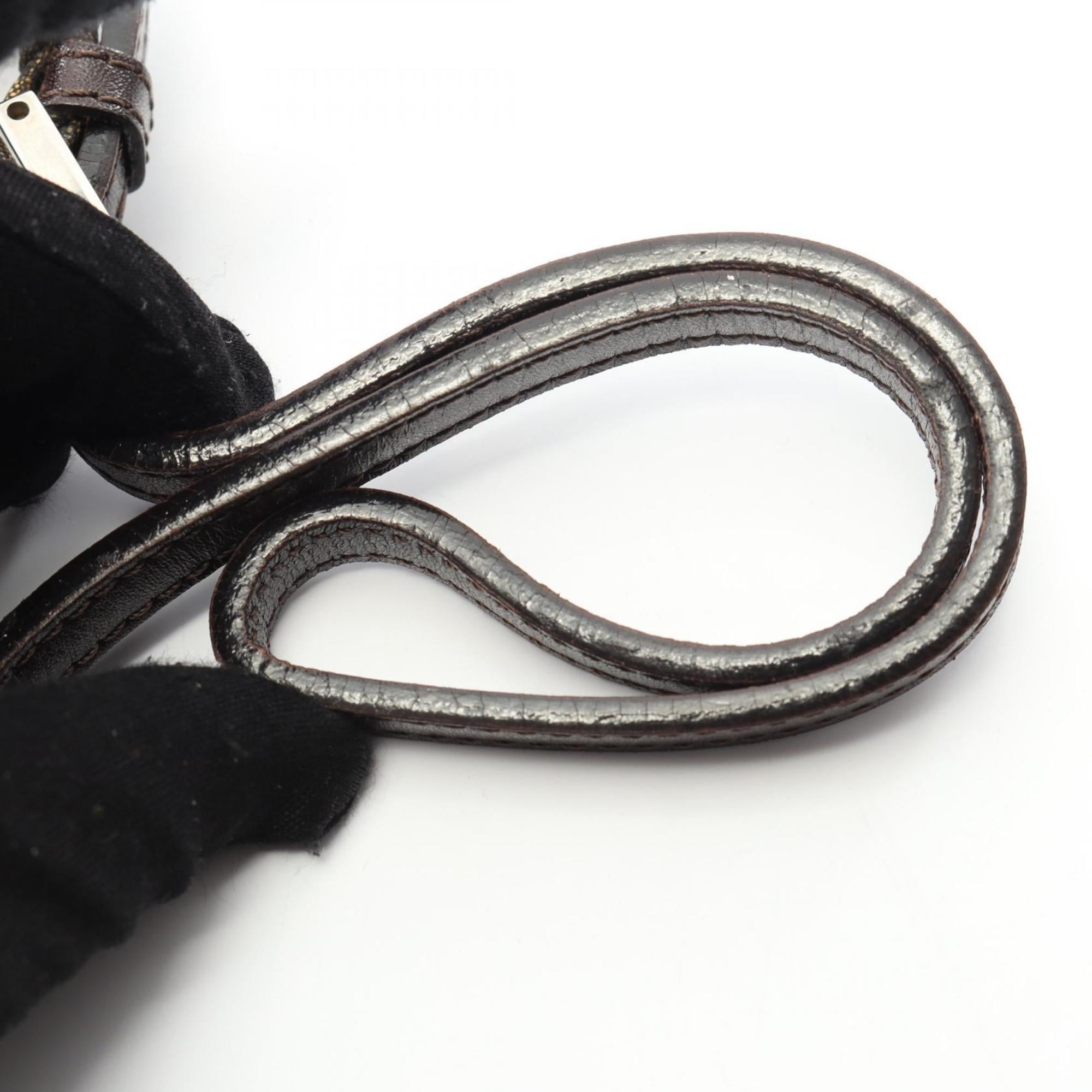 Fendi Zucca Shoulder Bag, Canvas and Leather, Women's, Brown