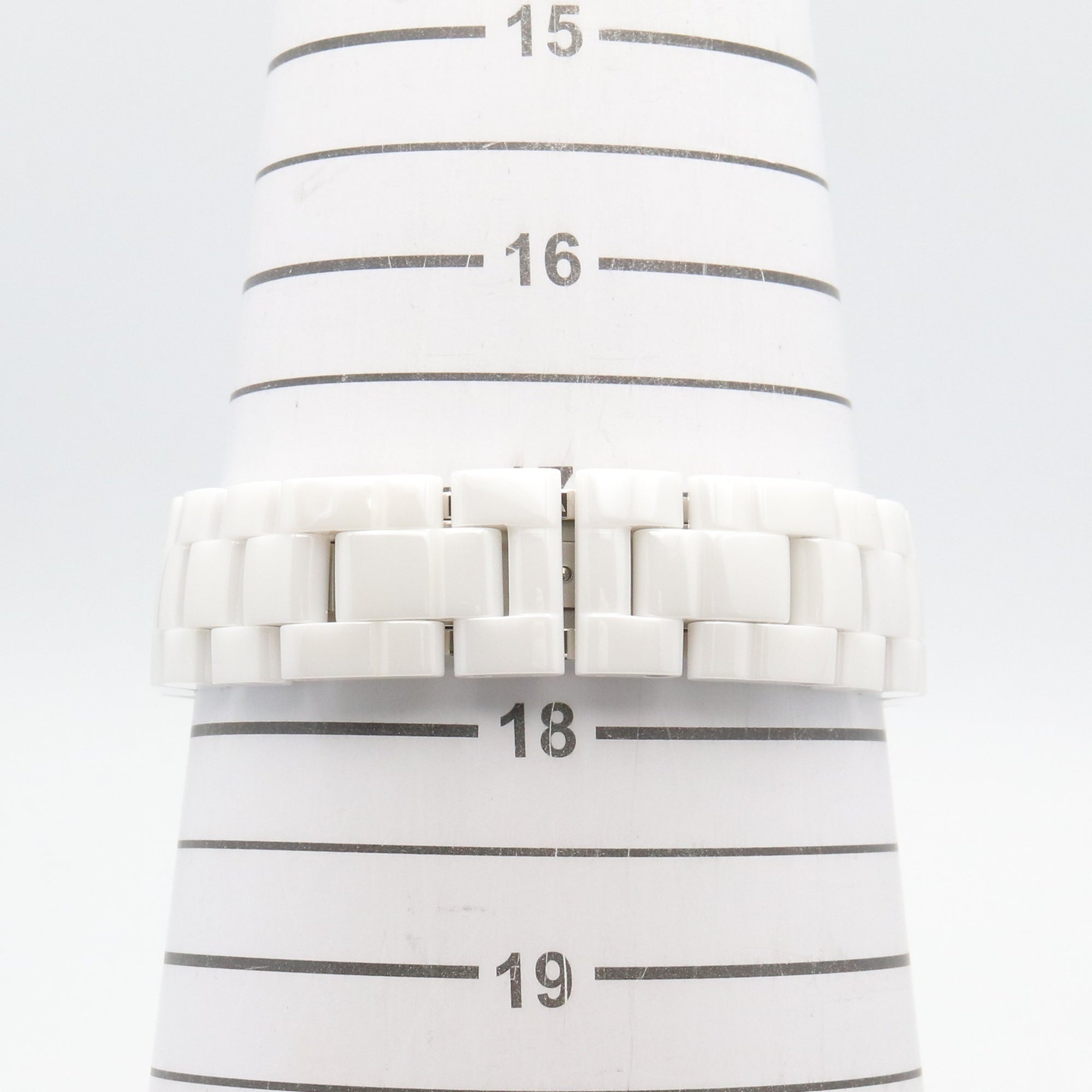 Chanel J12 Untitled Ceramic Men's Watch, White (H5582) — Very Good