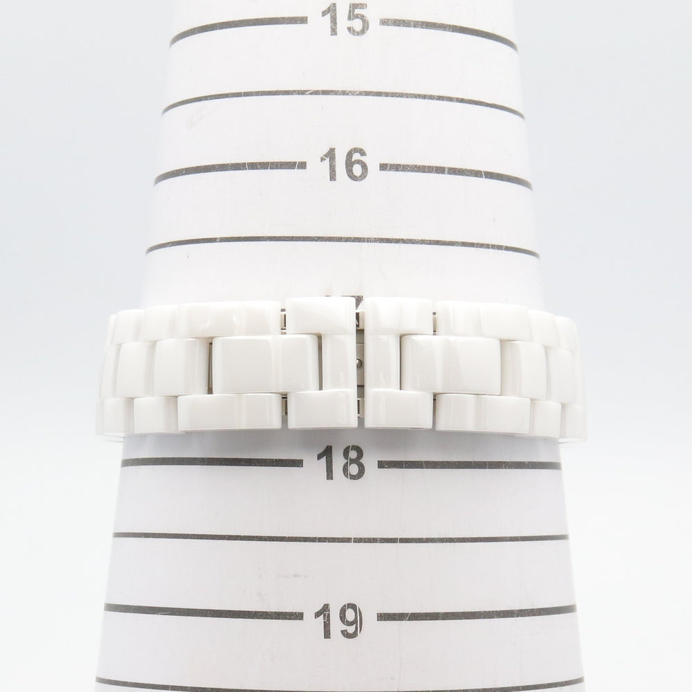 Chanel J12 Untitled Ceramic Men's Watch, White (H5582) — Very Good