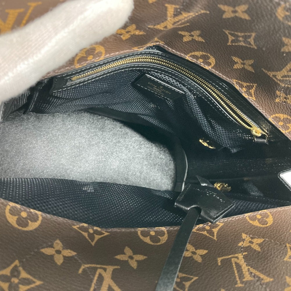 LOUIS VUITTON M44111 Monogram Traceage Tote Shoulder Bag Canvas Women's Brown — Like New