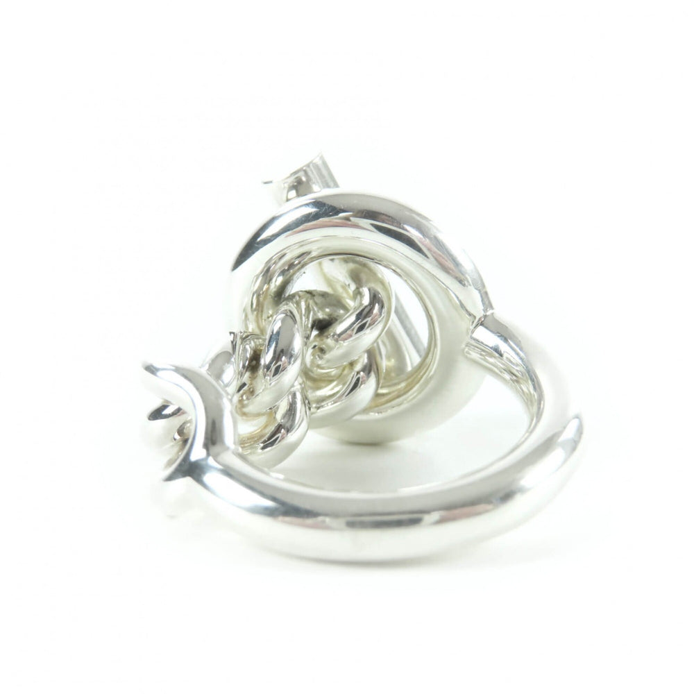 HERMES Croisette Ring, AG925, 2023 model, Silver, Size 51 (equivalent to Japanese size), with box, Made in Italy, Weight: 16.5g, Women's — Like New