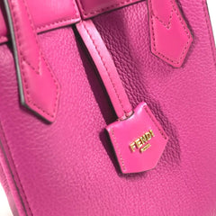 FENDI 8BS083 ORIGAMI MINI Small Shoulder Bag Leather Women's Purple G-240425-54 — New - Store Return