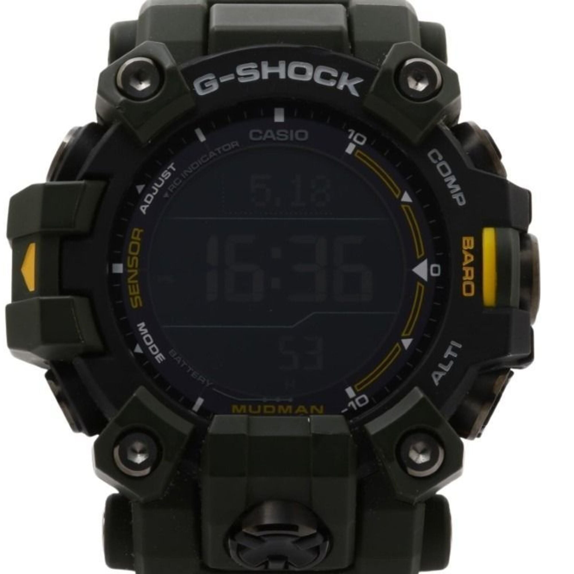 CASIO G-SHOCK MASTER OF G - LAND MUDMAN GW-9500-3JF Black Khaki Biomass Plastic Men's Watch — Good