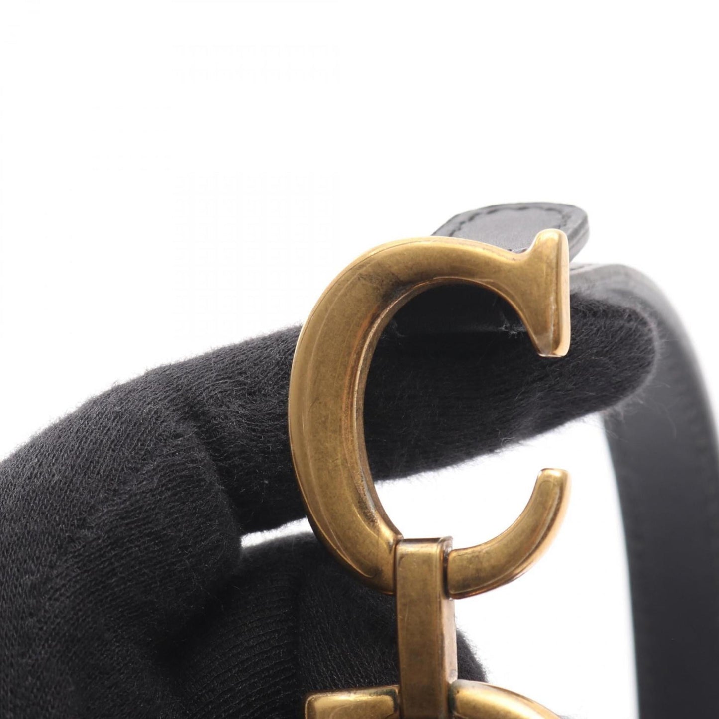 Christian Dior Dior Saddlebag Mini Oblique Jacquard Handbag Canvas Leather Women's Bag Beige Navy Black