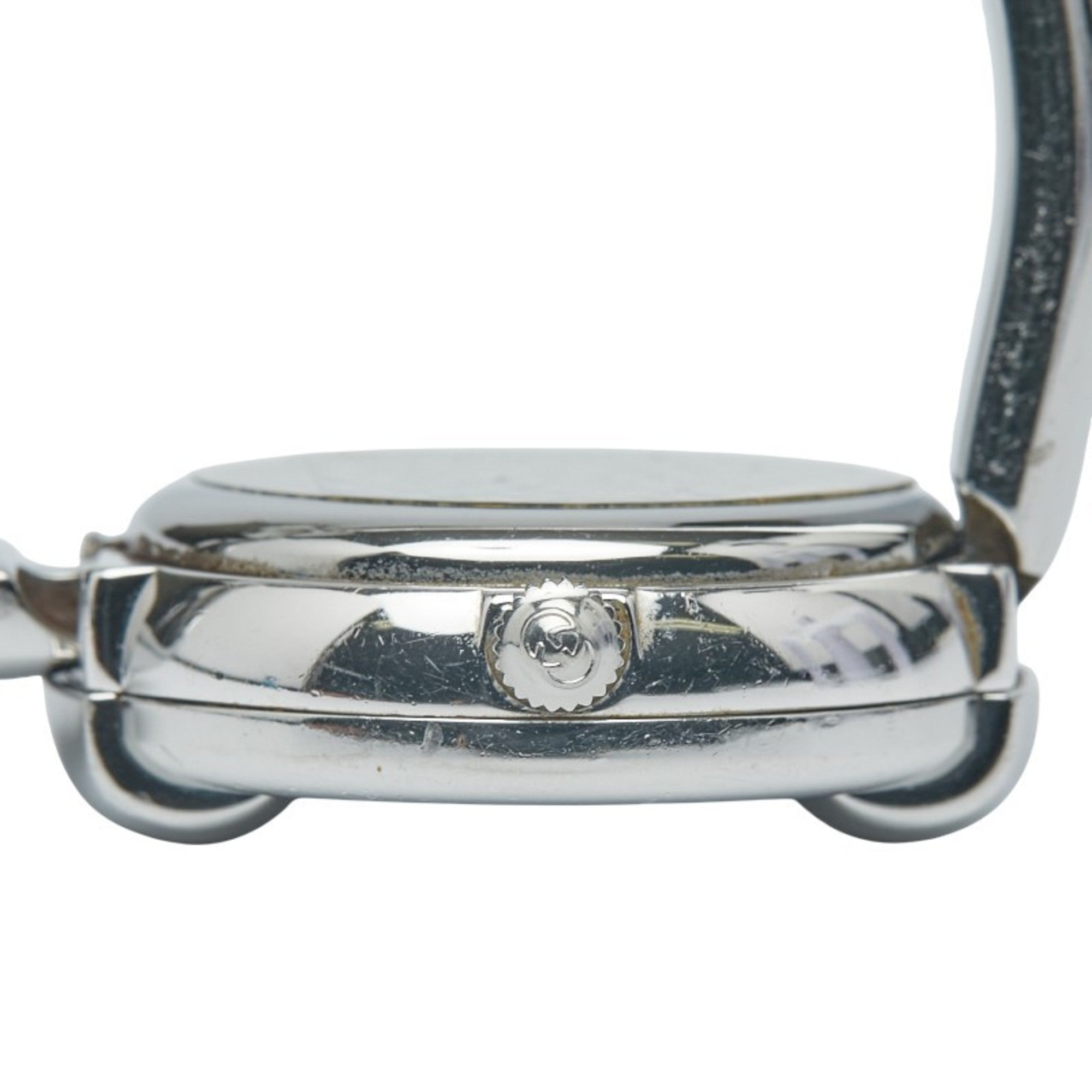 Gucci Bangle Watch, 1400L Quartz Movement, Black Dial, Stainless Steel, Women's, GUCCI — Good