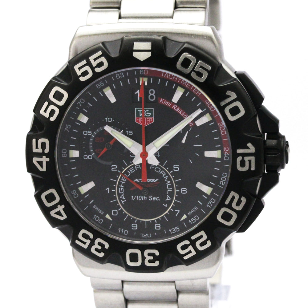 TAG Heuer Formula 1 Kimi Raikkonen Grande Date Watch CAH1014 Polished — Very Good