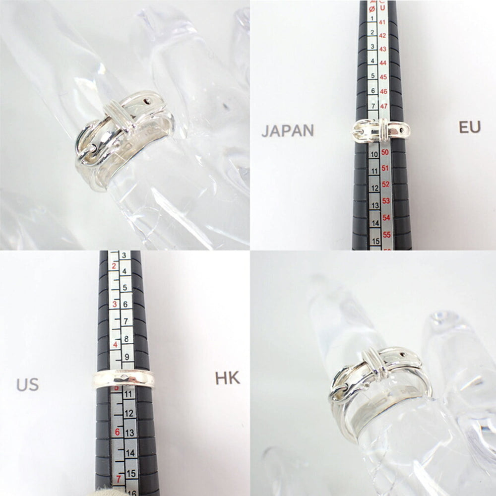 HERMES 925 Ceinture Croix Ring, Size 8.5 — Like New