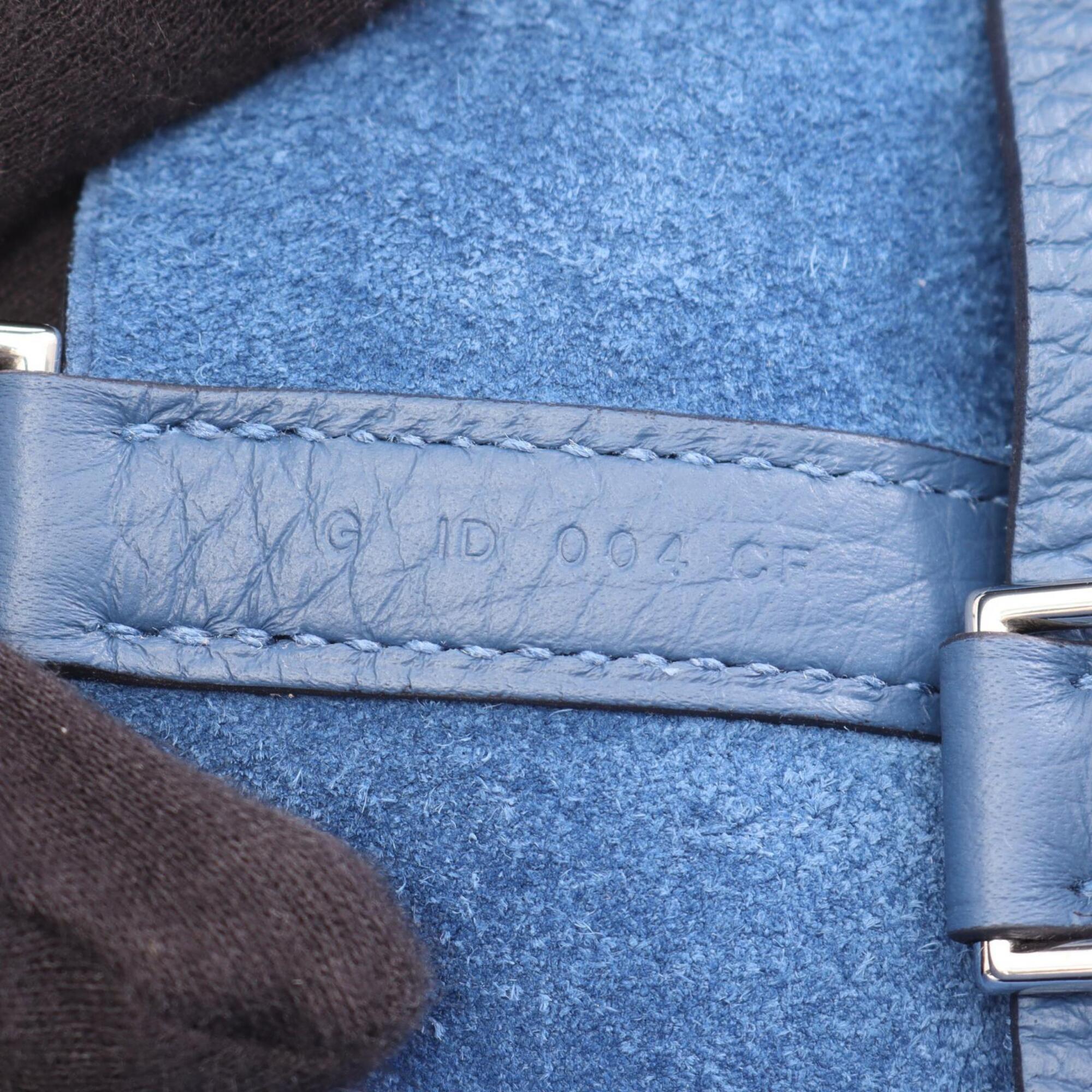 Hermes Picotin Lock PM Blue Tie Handbag, Taurillon Clemence Leather, Women's — New - Store Return