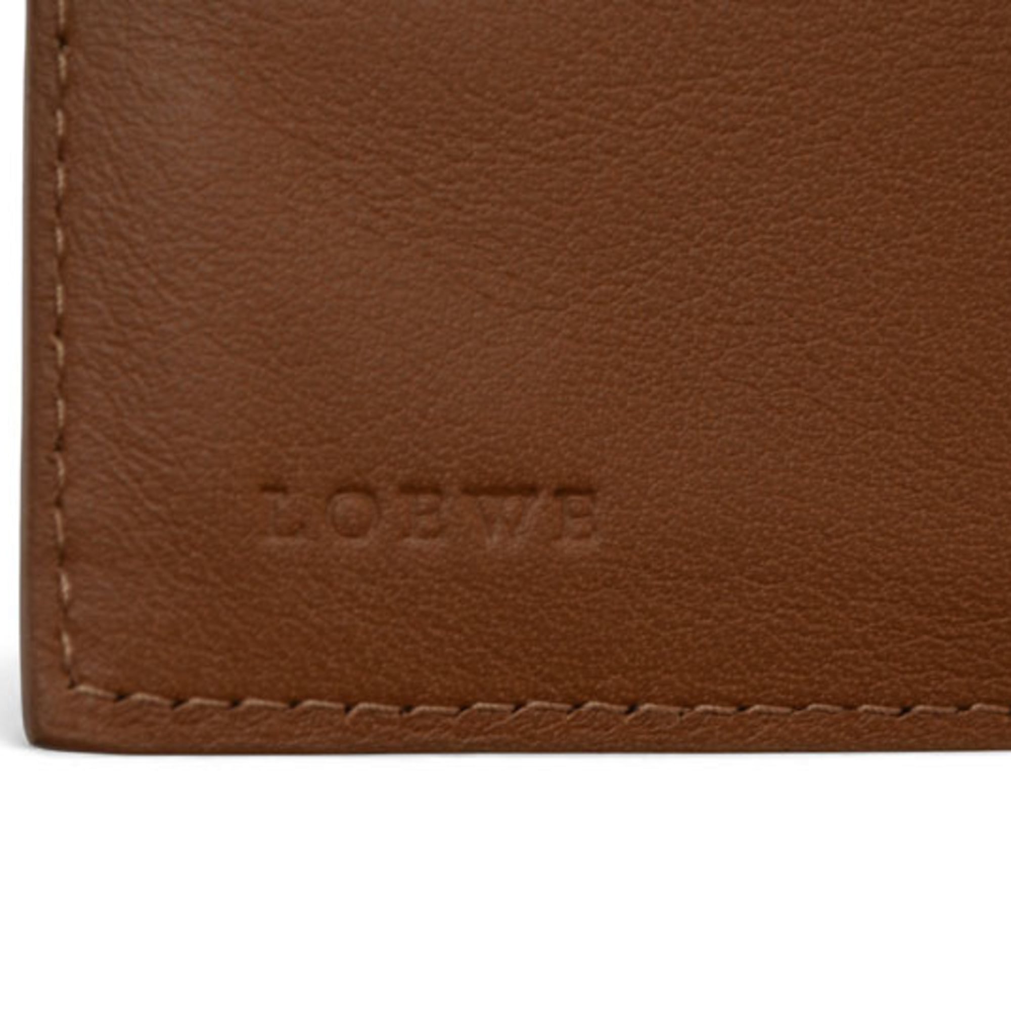 LOEWE Anagram Trifold Wallet in Caramel