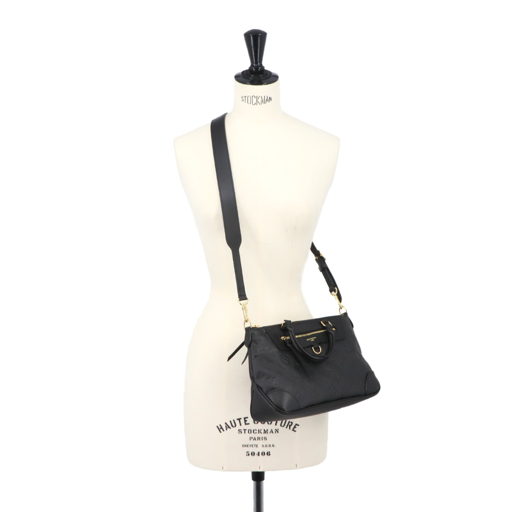 Louis Vuitton Skyline PM Monogram Empreinte 2-way Hand/Shoulder Handbag Leather Black M28511 RFID — Like New